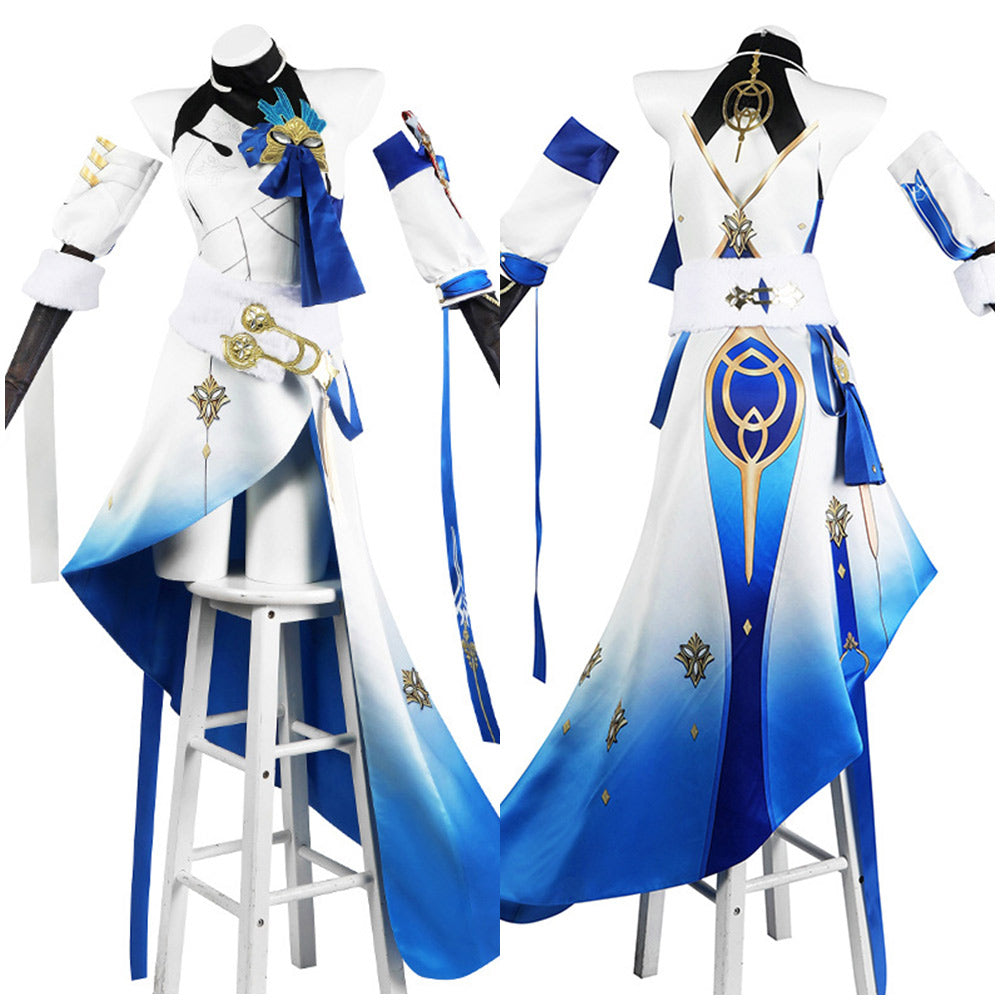 Honkai Impact 3rd Bronya Zaychik White Women Outsuits Halloween Cosplay Costume