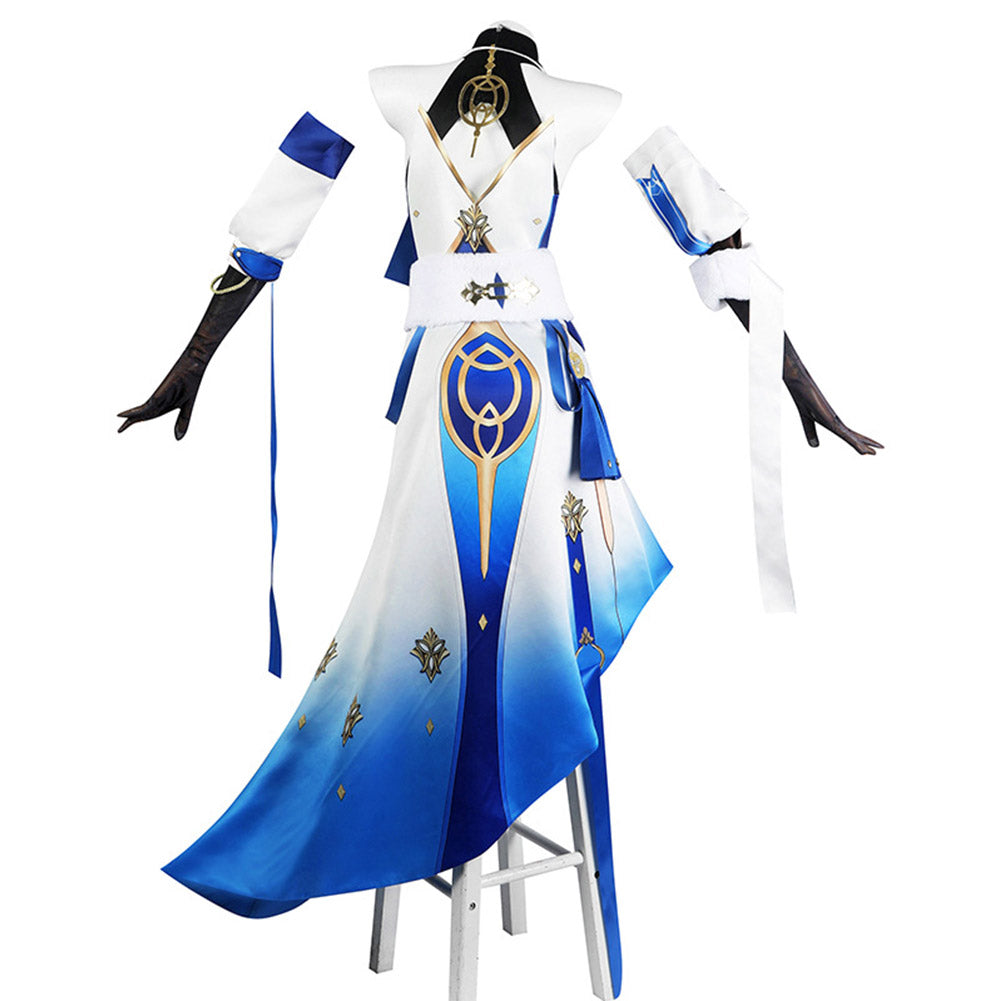 Impact 3rd Bronya Zaychik White Women Outsuits Halloween Cosplay Costume