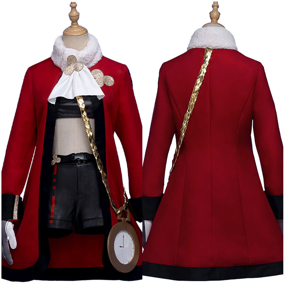 Honkai: Star Rail Pom-Pom Red Women Halloween Cosplay Costume