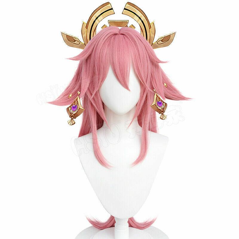 Genshin Impact Yae Miko Cosplay Wig - CrazeCosplay