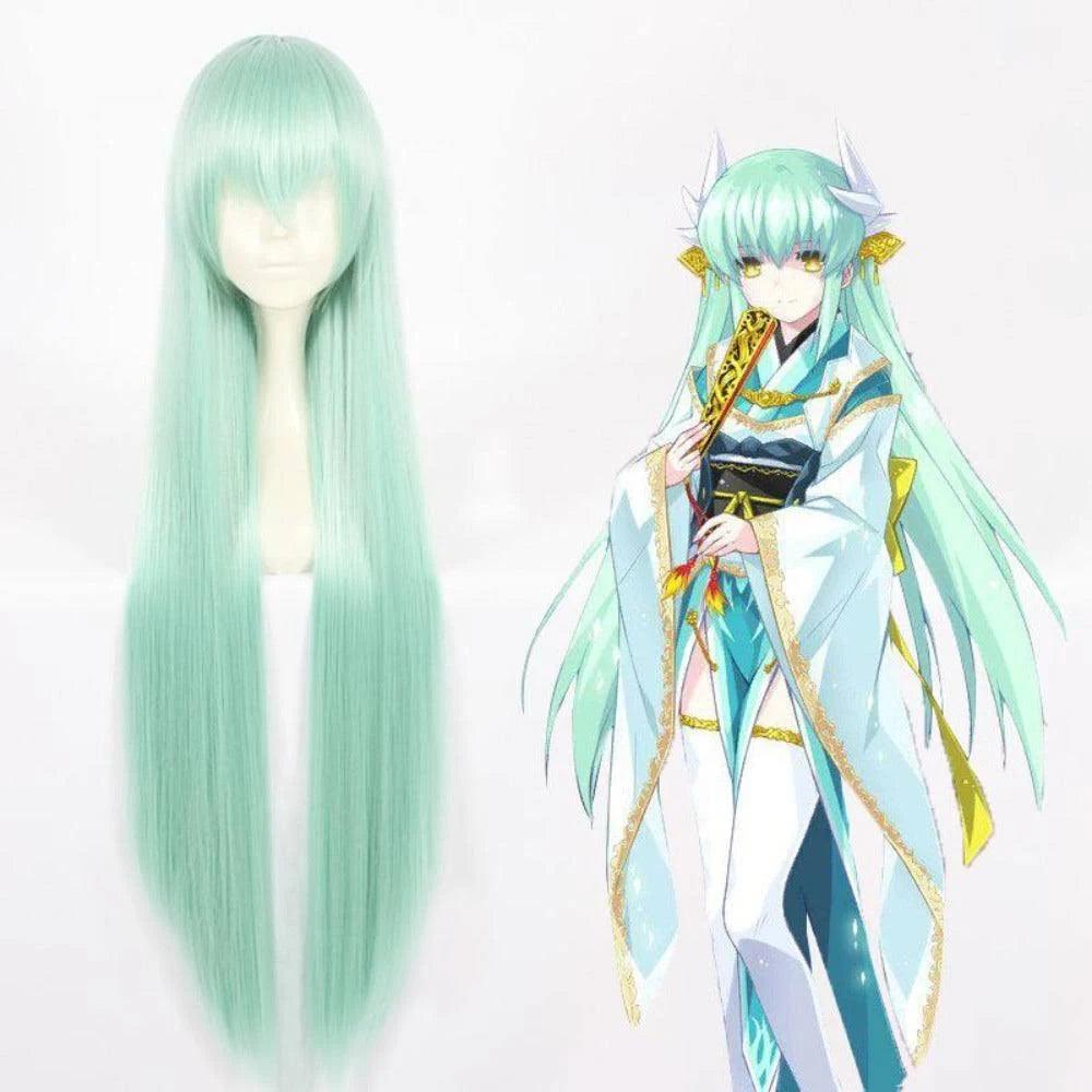 Berserker Kiyohime FGO Green Long Straight Cosplay Wig - CrazeCosplay