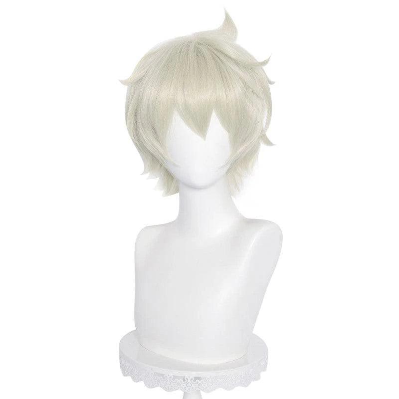 Genshin Impact Bennett White Cosplay Wig - CrazeCosplay