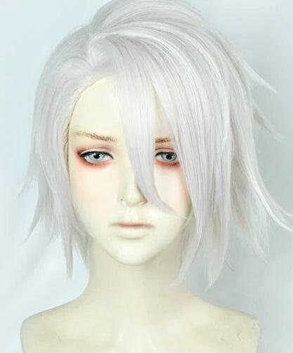 FGO Karna White Short Cosplay Wig - CrazeCosplay