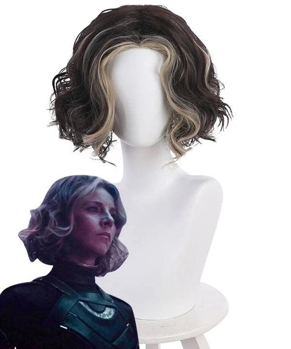 Loki Sylvie Cosplay Wig Brown Curls Loki TV 2021 Cosplay - CrazeCosplay